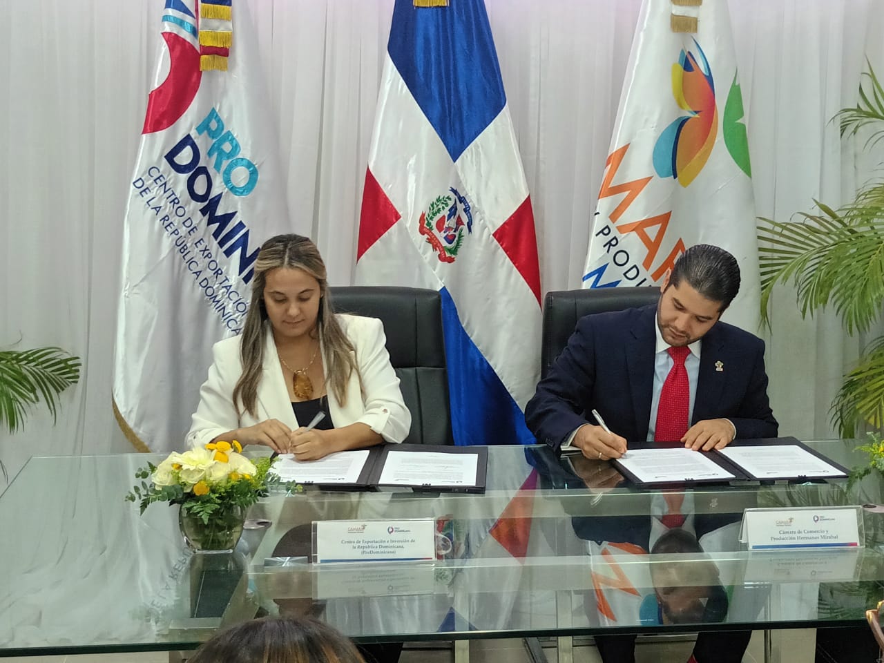 ProDominicana y la Cámara de Comercio de Hermanas Mirabal firman ...
